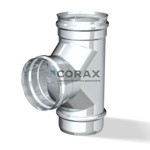 Тройник CORAX 90° AISI 430/0,8 d 110 - фото