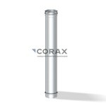 Дымоход одностенный CORAX AISI 430/0,8 0,5 м d 150 - фото