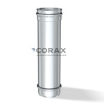 Дымоход одностенный CORAX AISI 430/0,8 0,25 м d 110 - фото