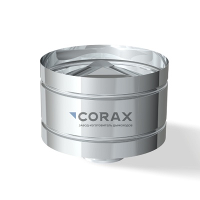 Зонт с ветрозащитой (дефлектор) CORAX AISI 430/0,5 d 80