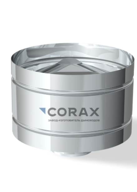 Зонт-К с ветрозащитой CORAX AISI 430/0.5 Ф 160